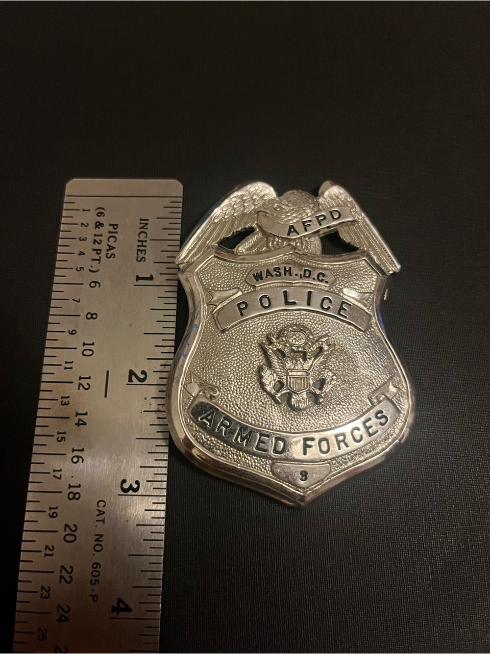 Washington D.C. Police Armed Forces Badge - Picture 3 of 4